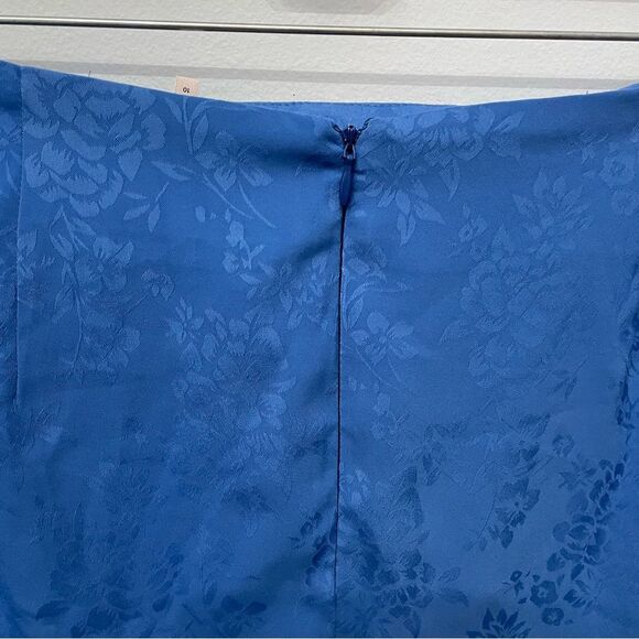 Rushed Skirt Coquette 10 Women’s Floral Blue Mini - Picture 7 of 8